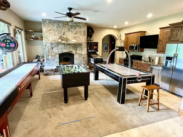 Game room and second kitchen