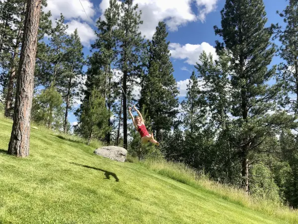 Rope swing
